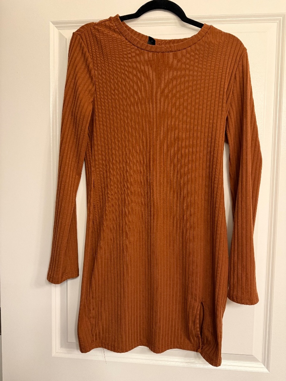 Ribbed mini dress